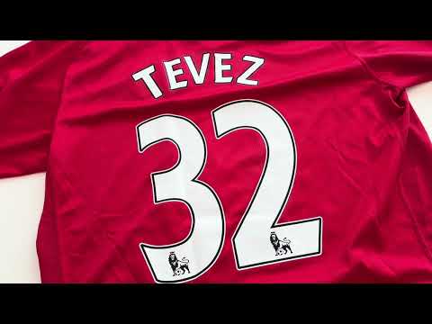 Manchester United Hemmatröja 2007/08 - Tevez (XL)